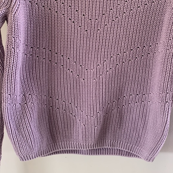 Limited Edition Women violet lilac knitted Sweater Fit Small and x-small New - Picture 4 of 7